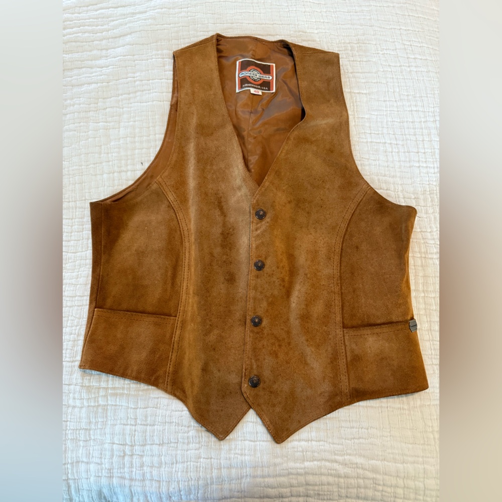 PIONEER Brown Suede Vest GUC 23XX